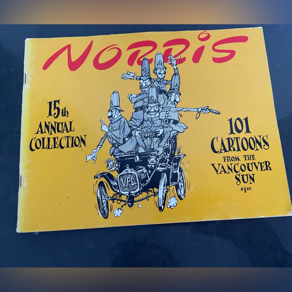 4 Norris 101 cartoons from the Vancouver sun